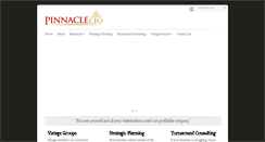Desktop Screenshot of pinnacleceo.com